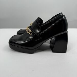Dream Pairs Black Platform Loafers US 8.5 Chunky  Academia Y2K Style Gothic